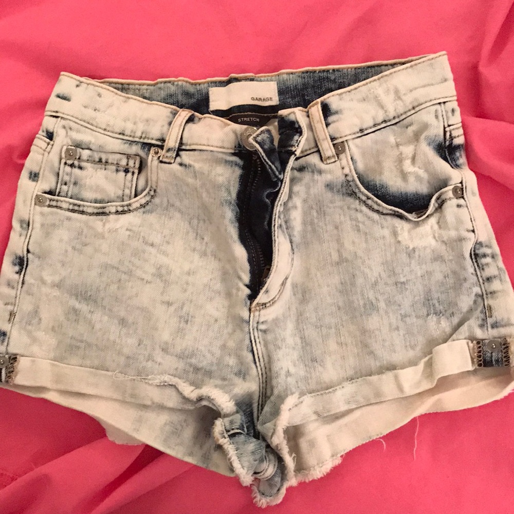High waisted shorts